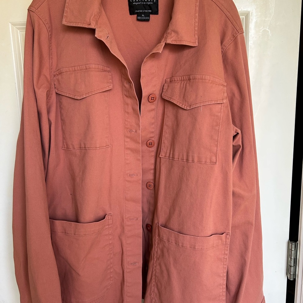 Sanctuary Women's Rust Utility Jacket